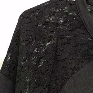 PINK Victoria's Secret Laced Shoulder Shirt